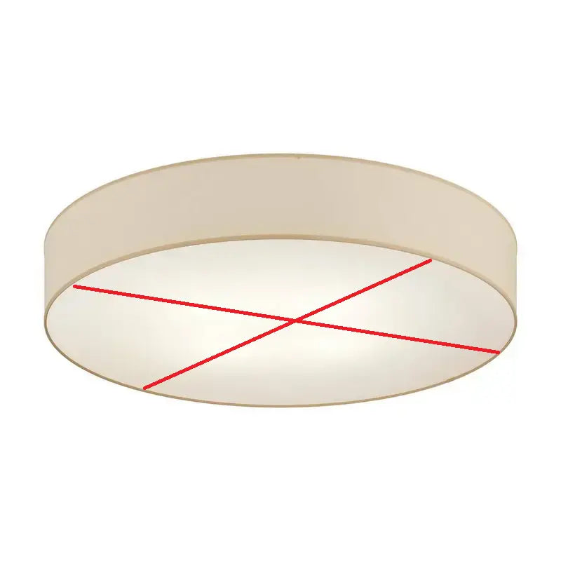 B-Ware Euluna Deckenleuchte Rondo Leuchte Beige Led Deckenlampe ø80cm Siehe Text/Foto