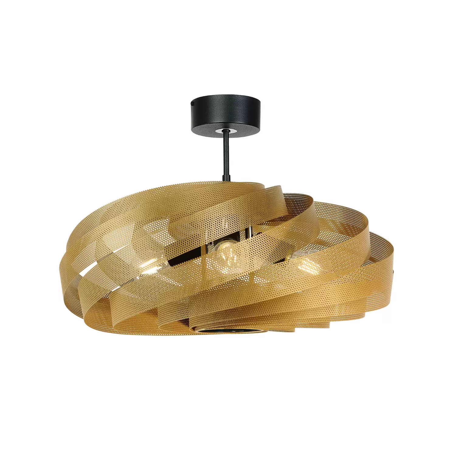 B-Ware Euluna Deckenleuchte Vento Goldfarben ø 60 Cm Deckenlampe Lampe Leuchte Spot604