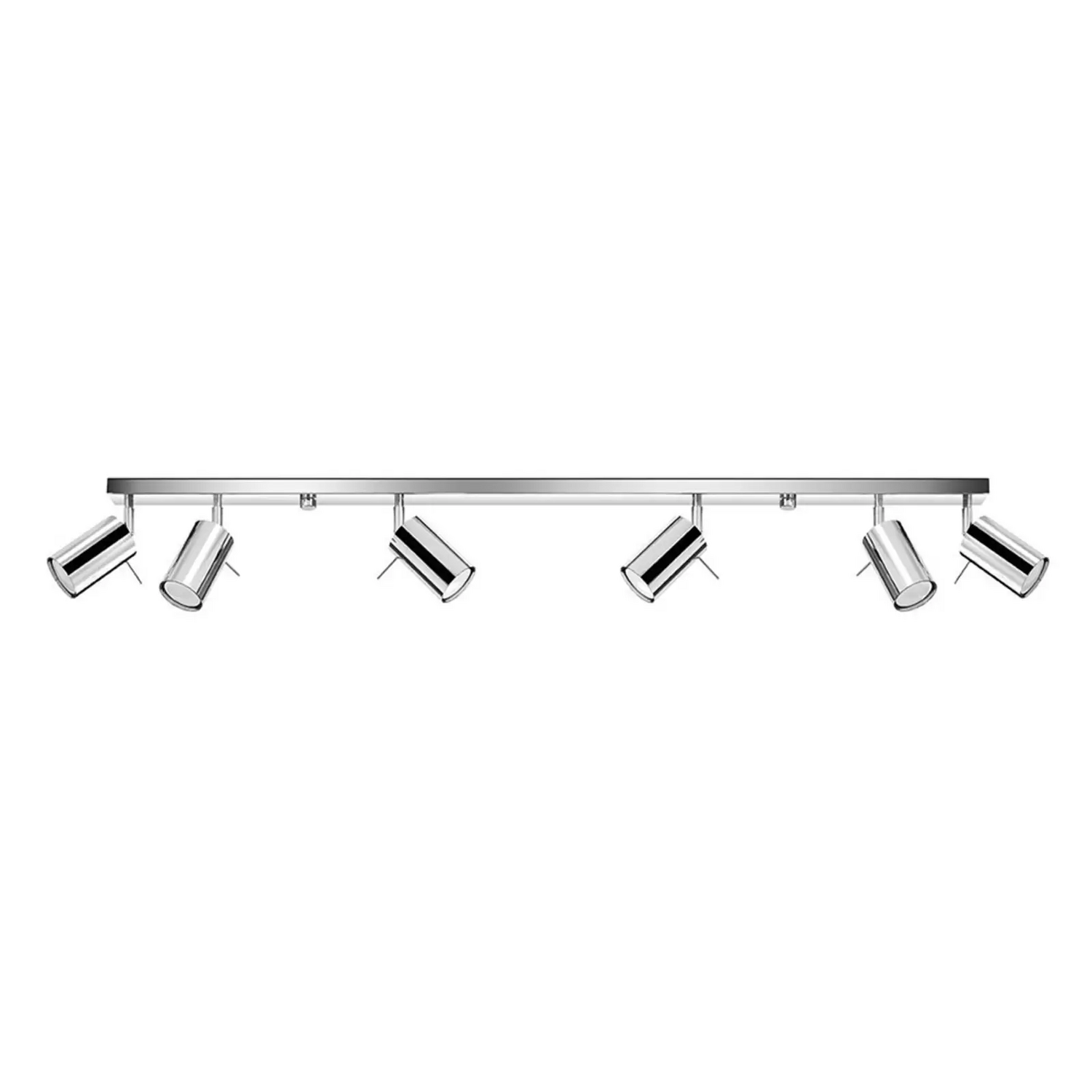 B-Ware Deckenspot Round Chrom 6 Flg Linear Deckenleuchte Deckenlampe Lampe Siehe Text
