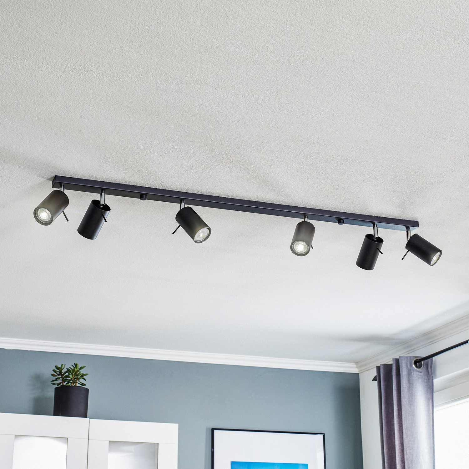 B-Ware Euluna Deckenspot Round Dreiflammig Linear Gu10 Deckenlampe Siehe Text/Foto