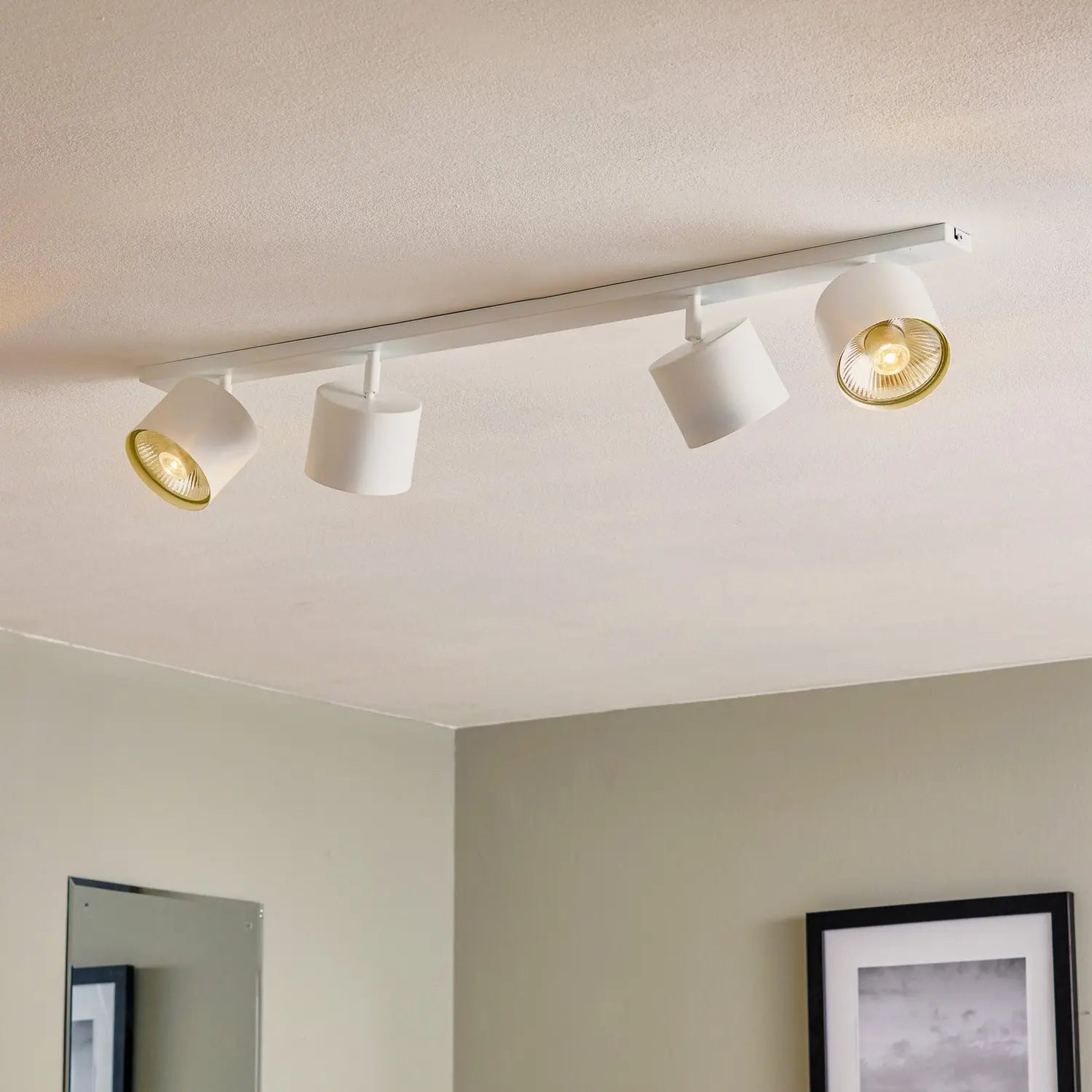 B-Ware Aldex Deckenstrahler Deckenlampe Deckenleuchte Leuchte Bot Weiß Vierflammig 35 W