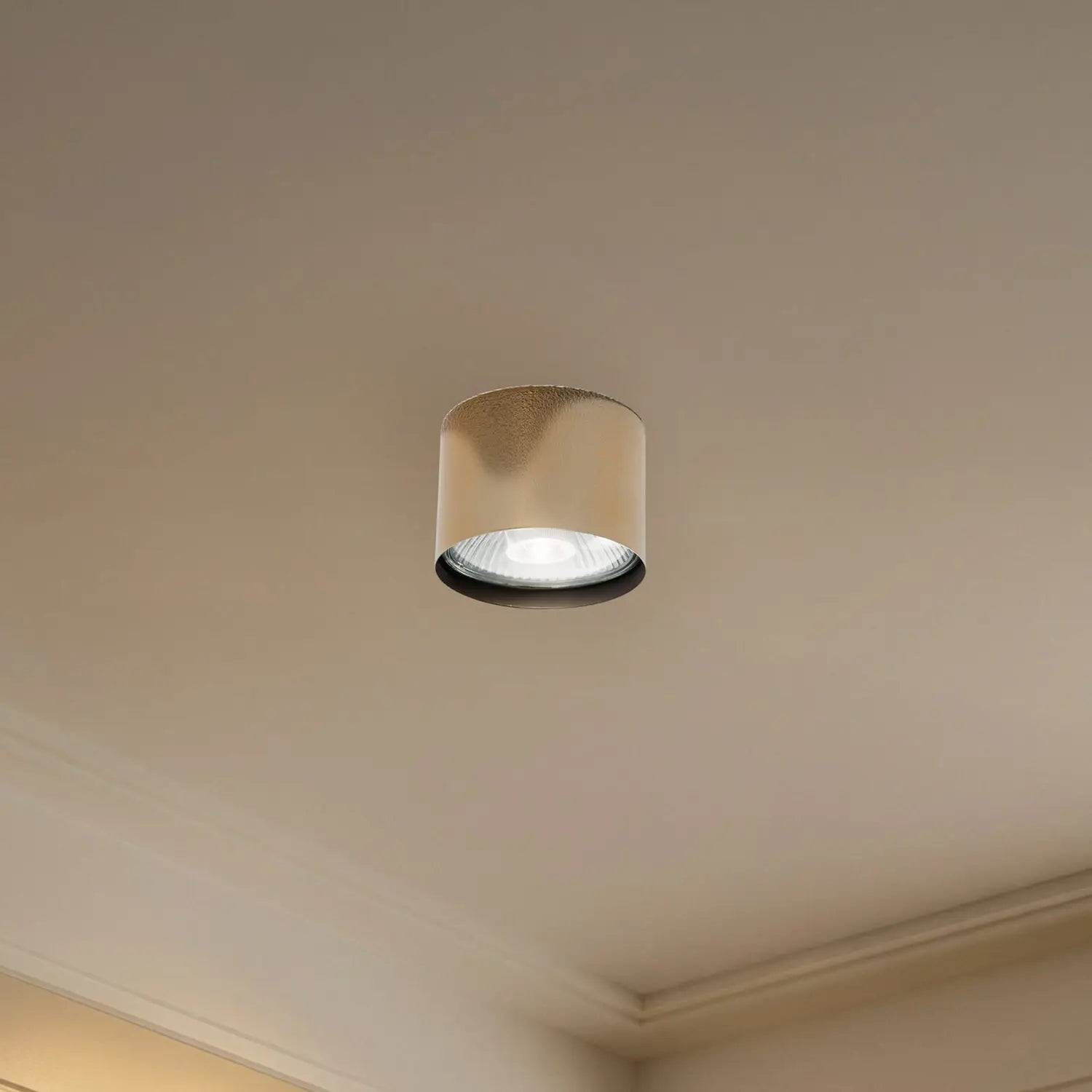 B-Ware Deckenstrahler Chloe Deckenspot Strahler Messingfarben Stahl Dimmbar Gu10 Led