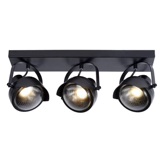 B-Ware Lucide Deckenstrahler Cicleta Deckenlampe Deckenlampe Deckenlicht Schwarz Gu10
