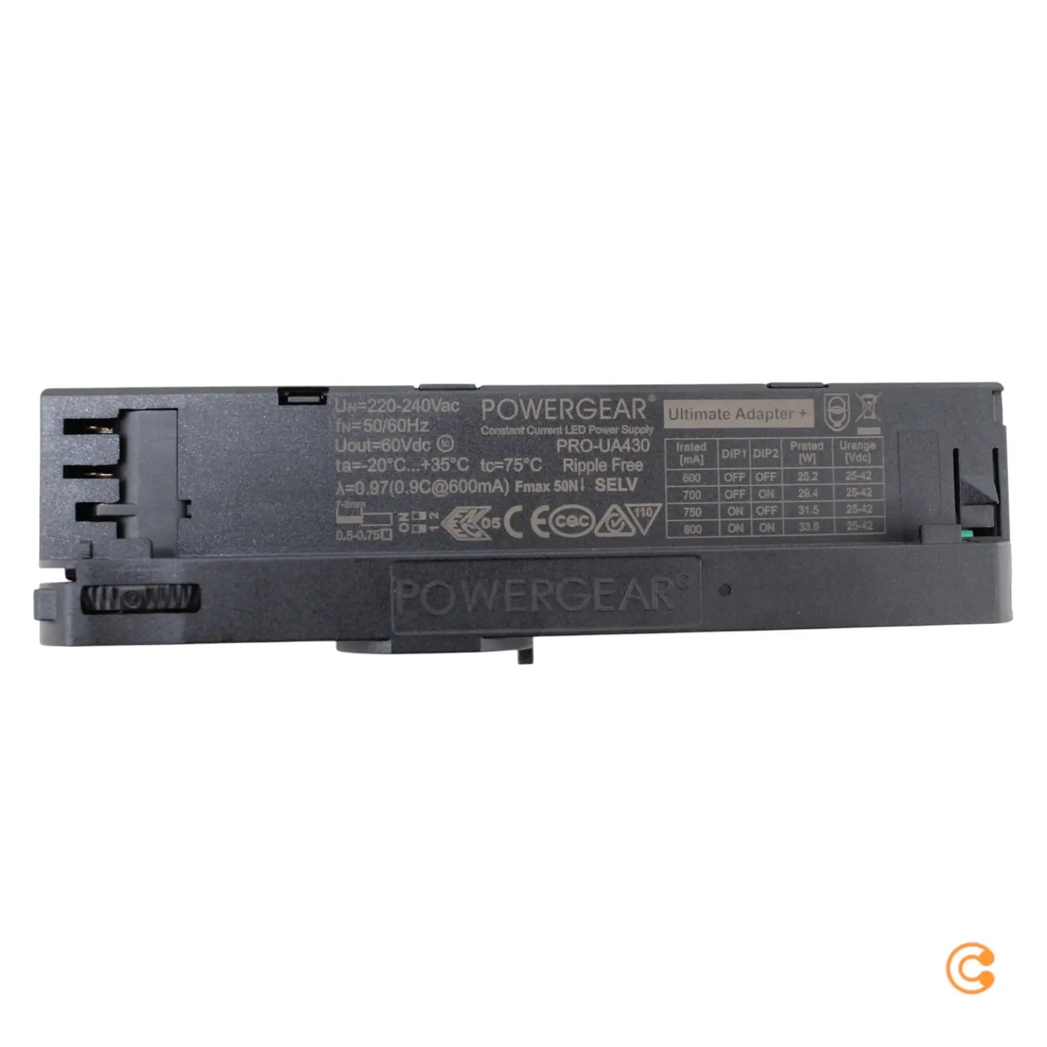 B-Ware Deko Light Adapter Stromadapter 3 Phasen Hochvolt Schienensystem Stromeinspeisung