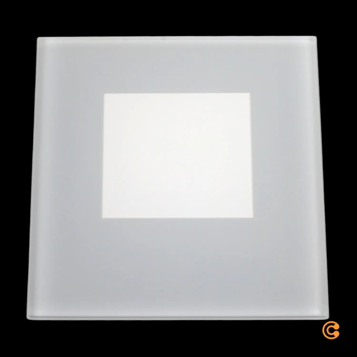 B-Ware Deko Light Abdeckung Glasabdeckung Glas Abdeckung Alwaid 930860 Weißaluminium