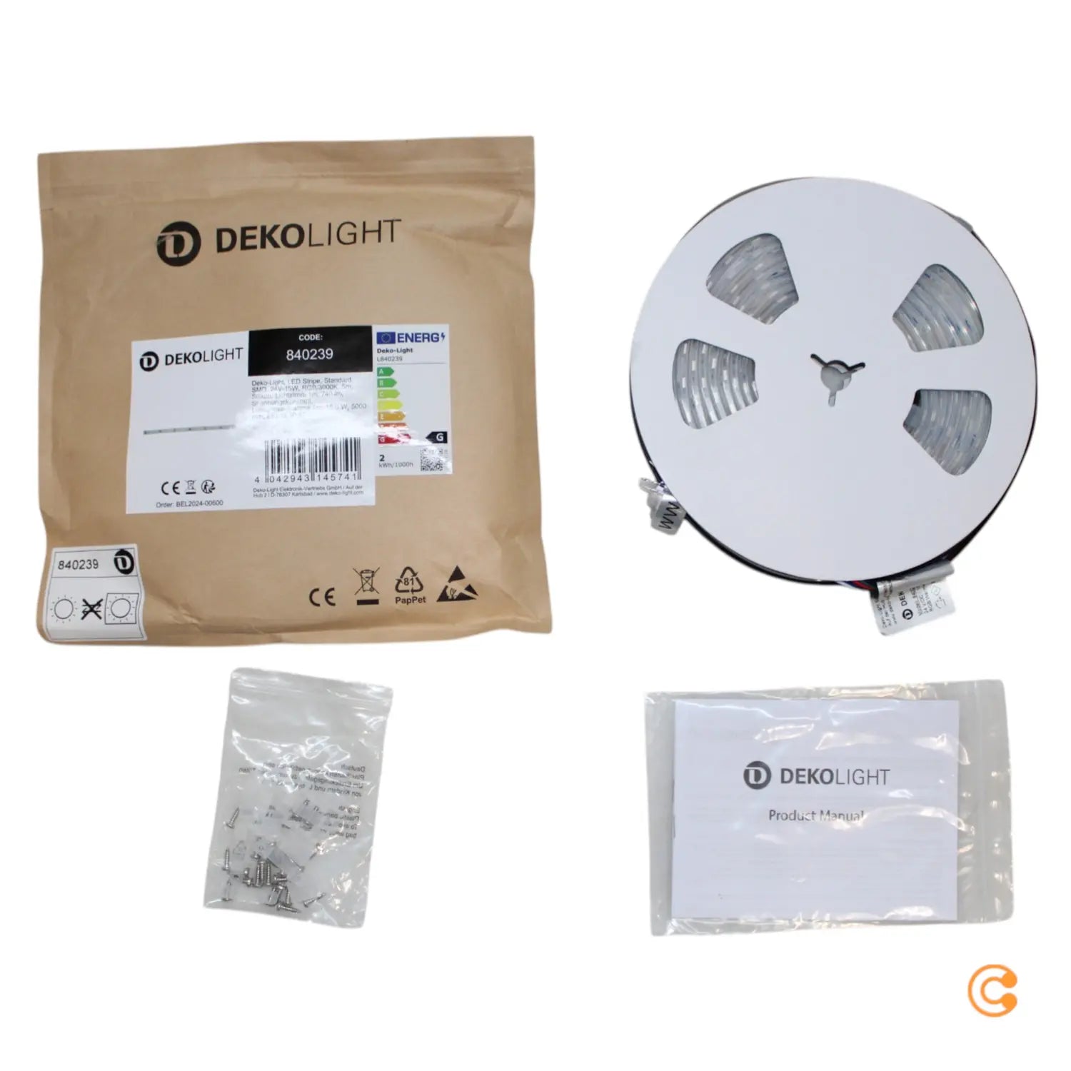 B-Ware Deko Light Led Streifen Band Rgb Flexstreifen 5m Ip67 24 V Beleuchtung Warmweiß