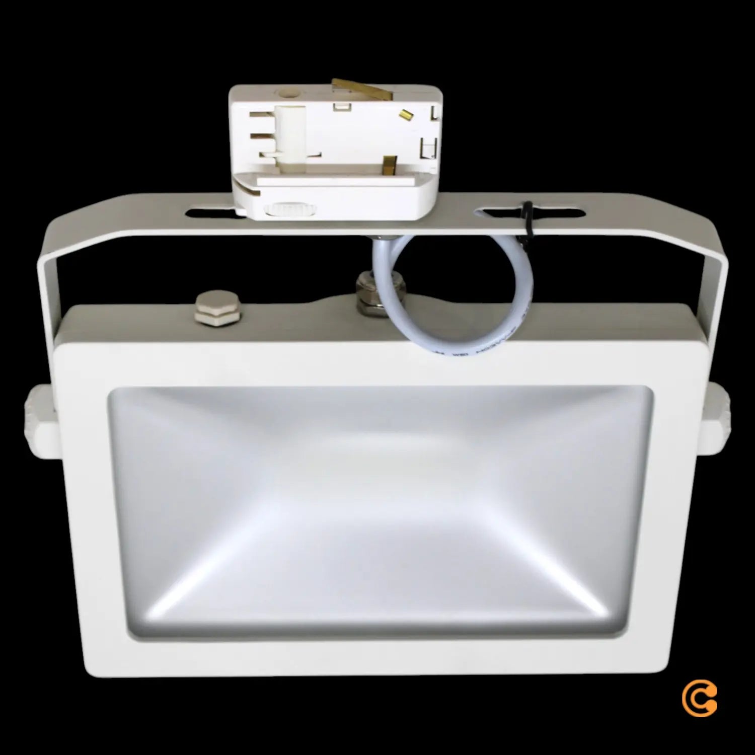 B-Ware Deko Light Led Strahler Flutlicht 3 Phasen Schienensystem Smd 4000 K Alu Weiß