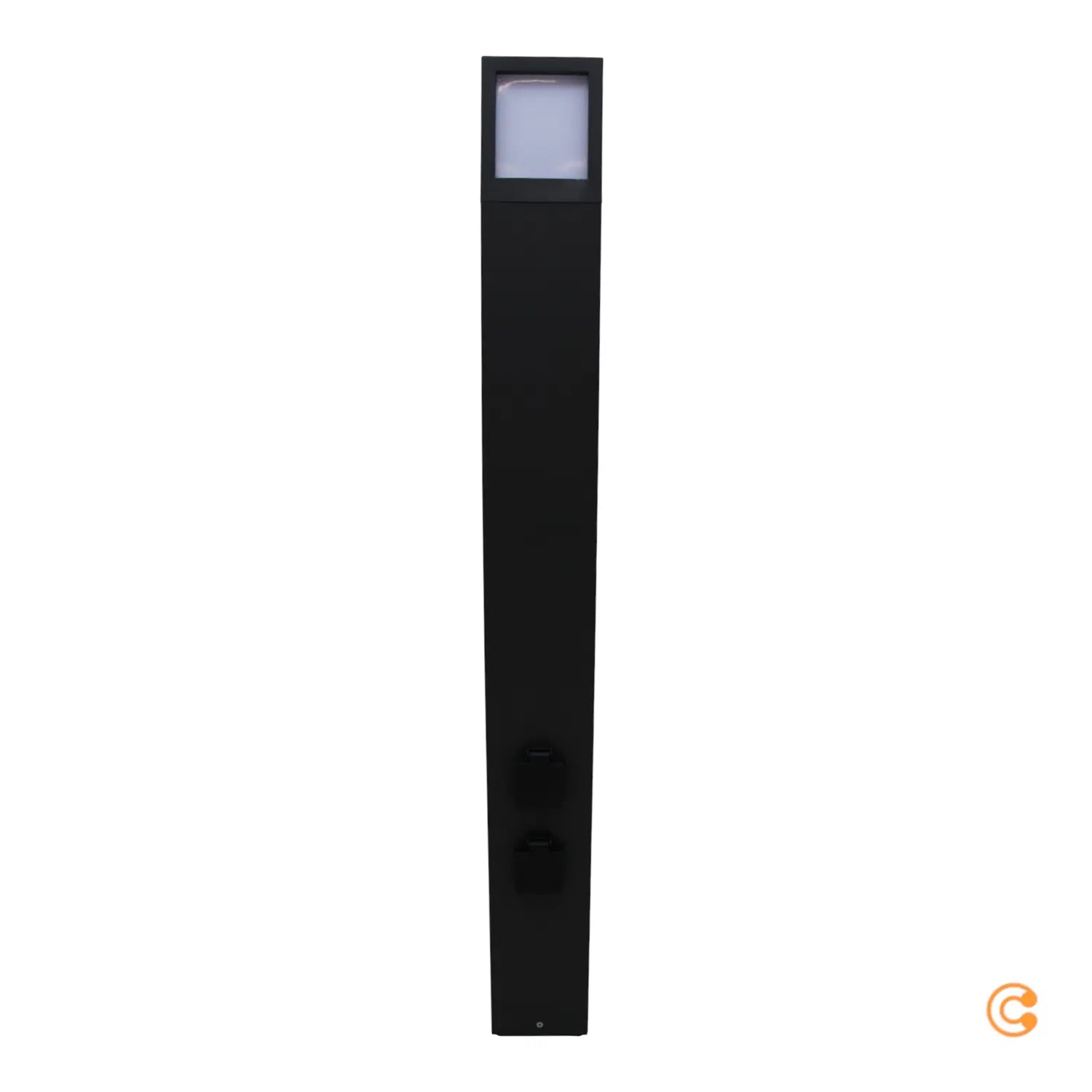 B-Ware Deko Light Steckdosensäule Steckdosensäule Facado 100cm Grau Siehe Text/Foto