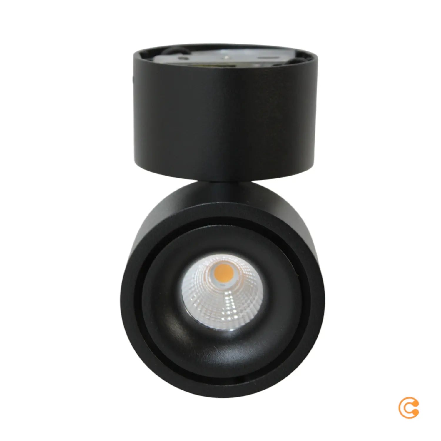 B-Ware Deko Light Deckenaufbauleuchte Uni Deckenlampe Led Fest Warmweiß Tiefschwarz 8 W