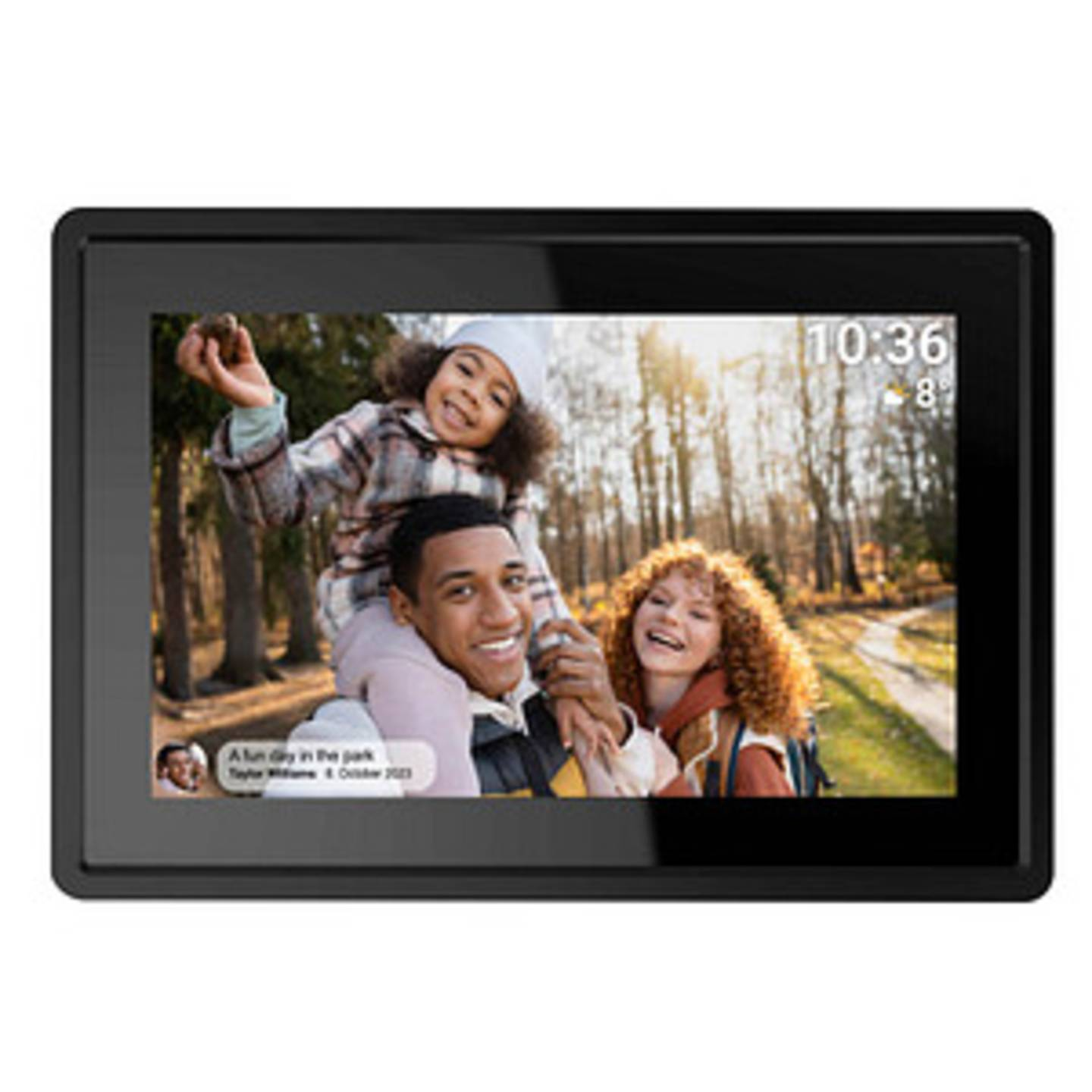 B-Ware Denver Digitaler Bilderrahmen Foto Rahmen Digital Schwarz 7 Zoll Wi Fi Hauptgerät