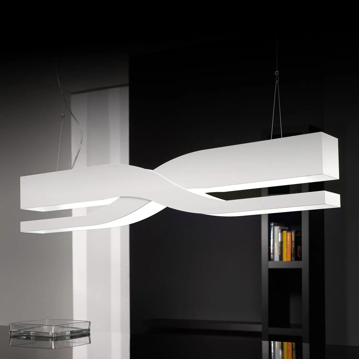B-Ware Selène Designer Hängeleuchte Pendelleuchte Fifi Deckenlampe G5 100 Cm Glaslampe