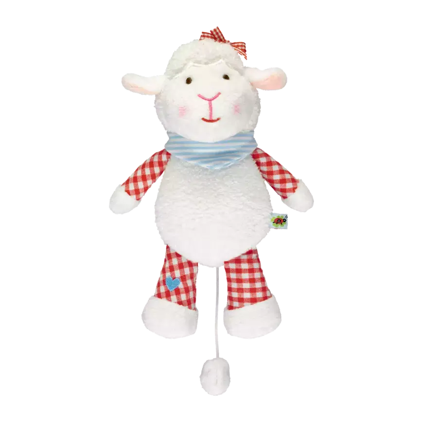 B-Ware Die Spiegelburg Spieluhr Musikbox Lämmchen Baby Glück Plüschtier 2 Stück