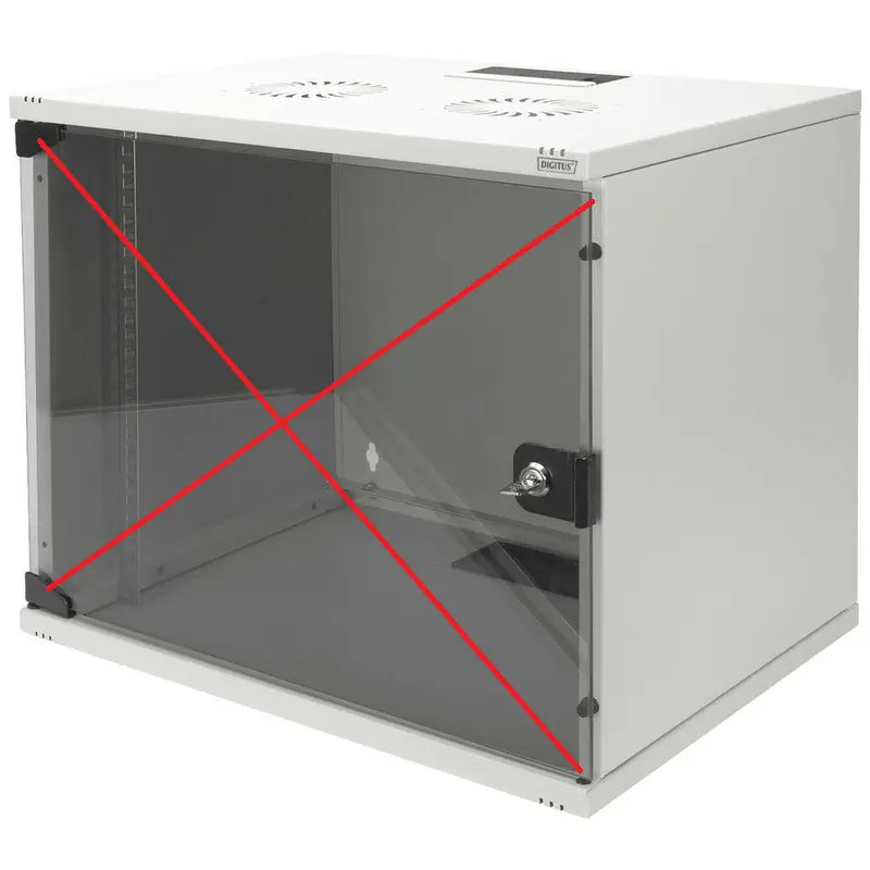B-Ware Digitus Dn 19 09 U S 1 19 Zoll Wandgehäuse Netzwerkschrank Siehe Text/Foto