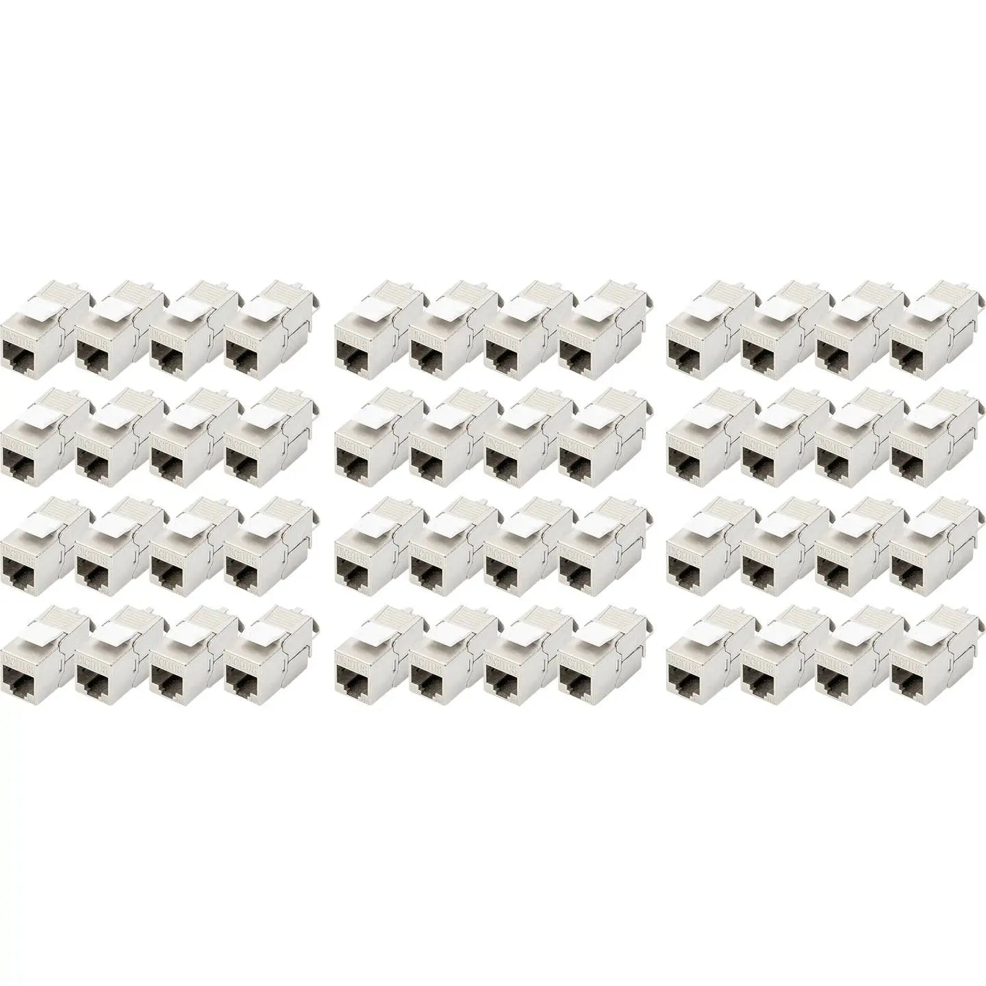 B-Ware Digitus Keystonemodul Einsatz Buchse Rj45 Modul Cat 6a Werkzeugfrei Set 48 Stück