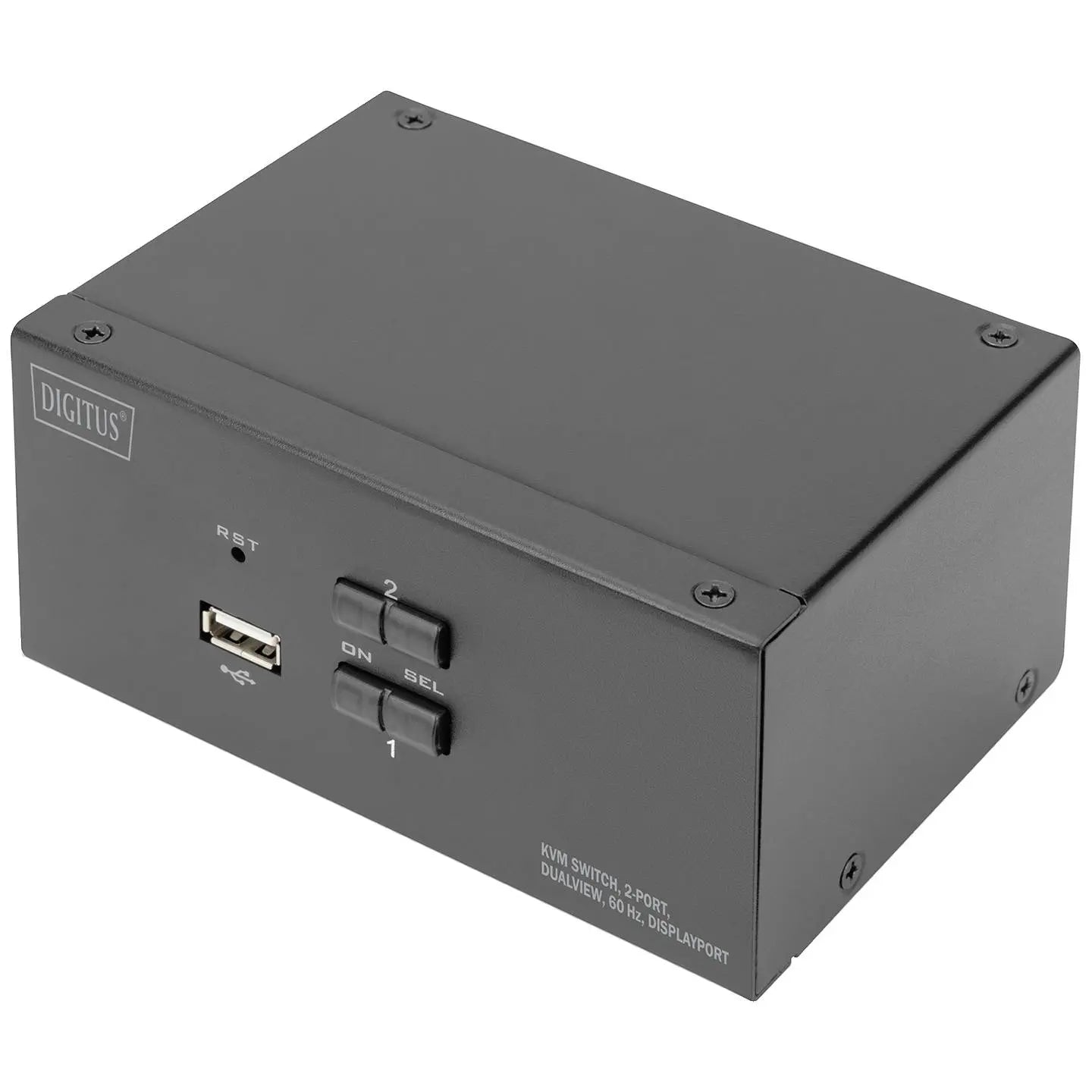 B-Ware Digitus Ds 12862 Kvm Umschalter Switch Display Port 2 Port 3840 X 2160 Pixel 536