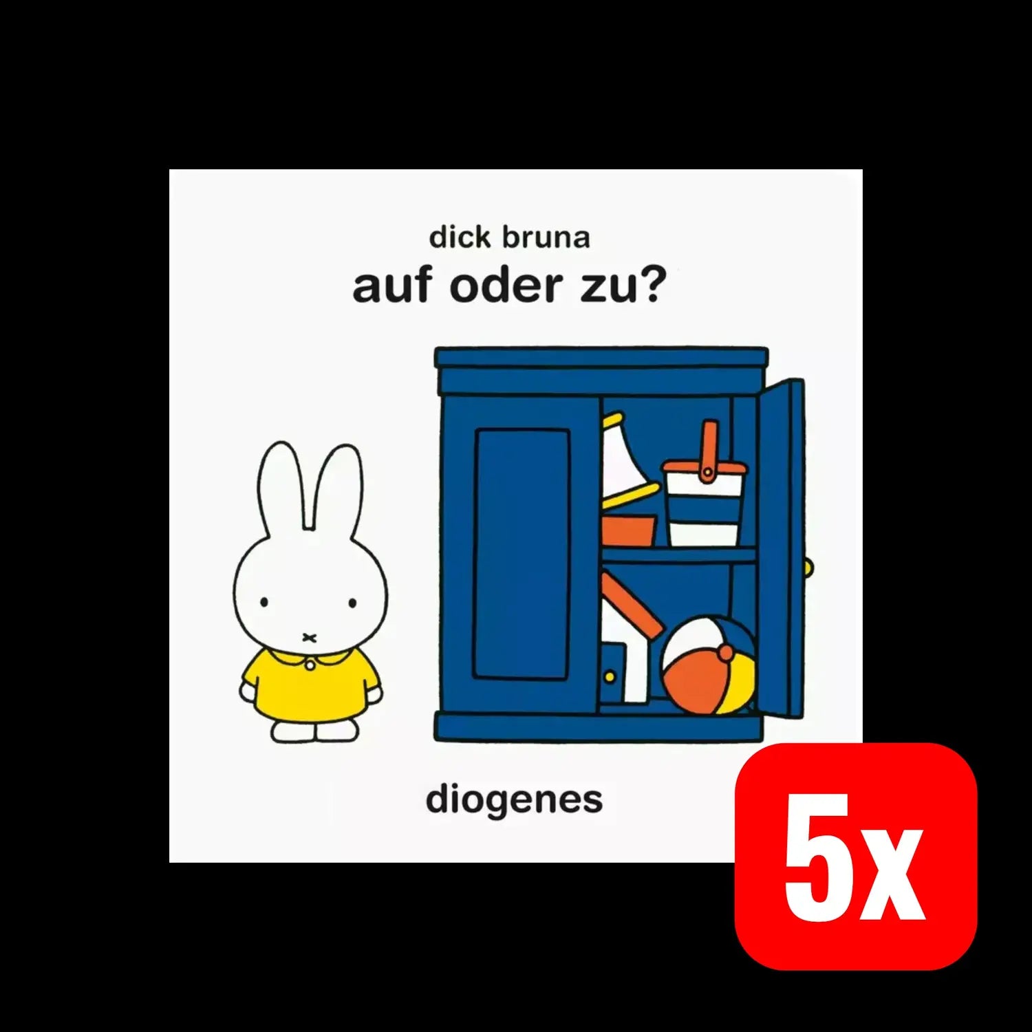 B-Ware Diogenes Buch Kinderbuch Miffy Auf Oder Zu Interaktiv Hardcover 5 Stück