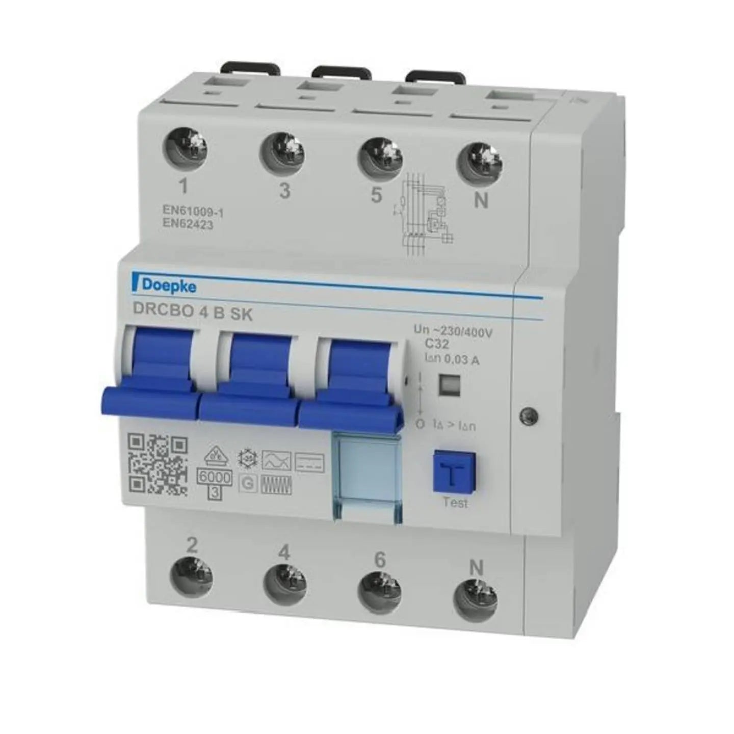 B-Ware Doepke Fi Schutzschalter 09948127 Leitungsschutzschalter Rcbo Fi/Ls Kombination