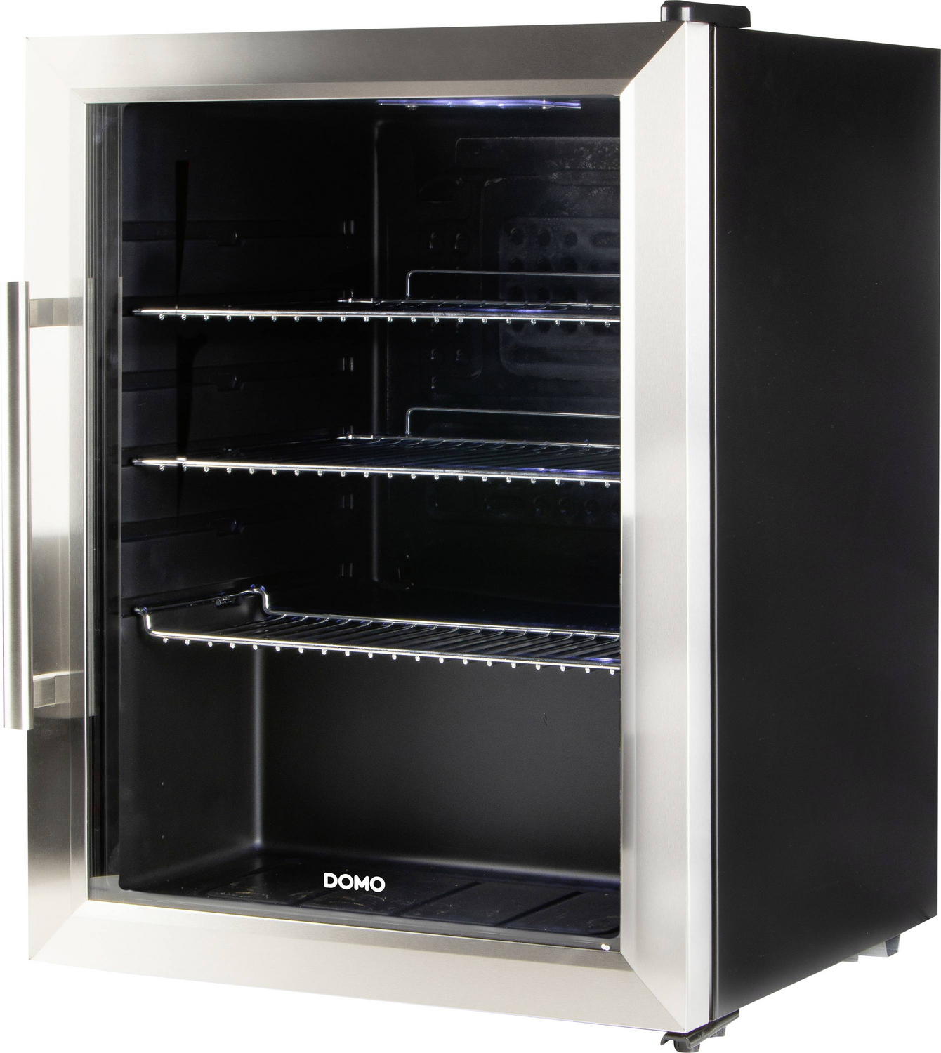 B-Ware Domo Bar Kühlschrank Party Kühler Glastür Schwarz Do91609 Bk 60 L Energieklasse D