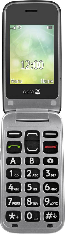 B-Ware Doro 2424 Senioren Klapp Handy Sos Taste Kamera Mit Blitzlicht Bluetooth Graphit