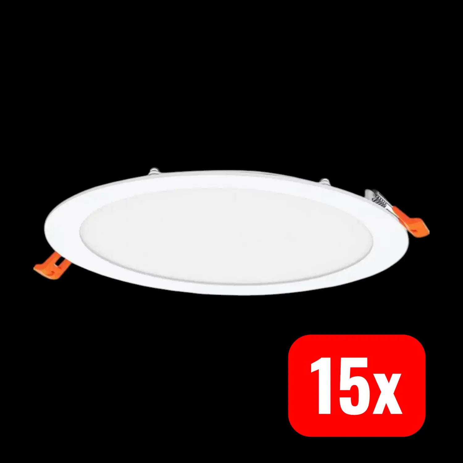 B-Ware Osram Led Deckenleuchte Downlight Einbau Slim 225 Mm 22 W Weiß 4000 K 15 Stück