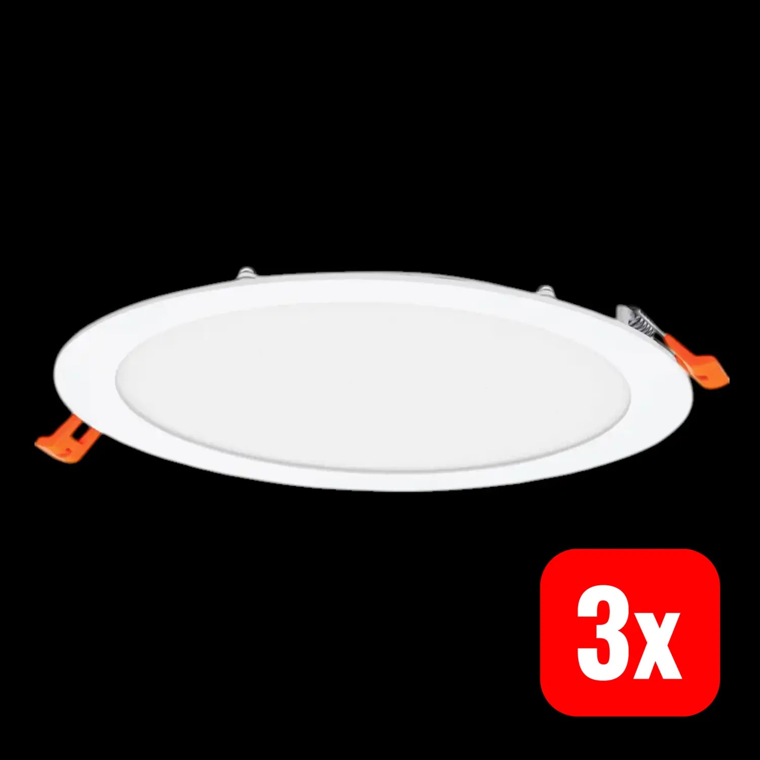 B-Ware Osram Downlight Slim 225mm 22 W 6500 K Panel Einbauleuchte Led Deckenlampe 3 Stück