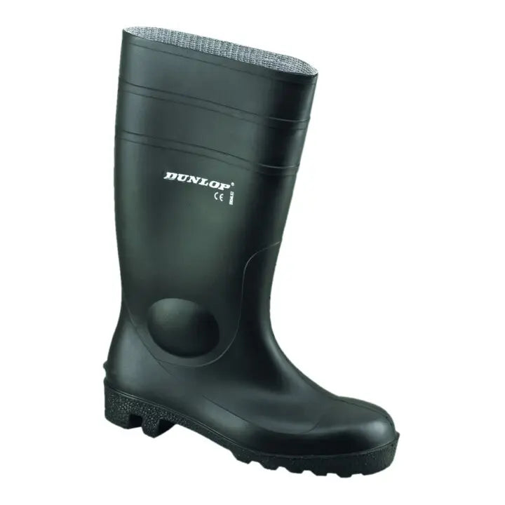 B-Ware Dunlop Gummistiefel Stiefel Protomaster Schwarz Größe 47 Regenstiefel