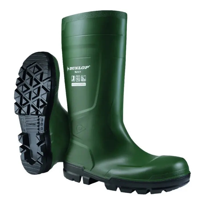 B-Ware Dunlop Stiefel Sicherheitsstiefel Arbeitsstiefel Pvc Schwarz Größe 47 Stahlkappe