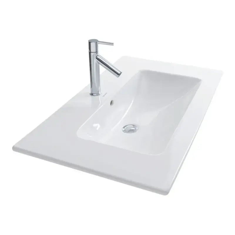 B-Ware Duravit Möbelwaschtisch Waschbecken Me By Starck Weiß Hahnlochbank überlauf