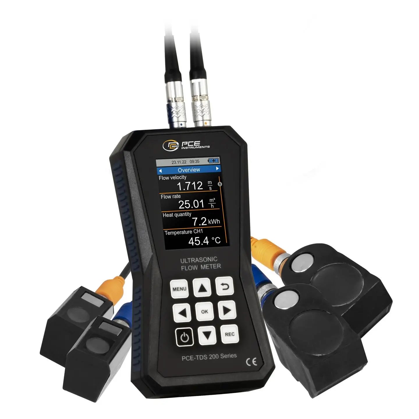 B-Ware Pce Instruments Ultraschall Durchflussmessgerät Mit Durchflusssensoren Sensoren
