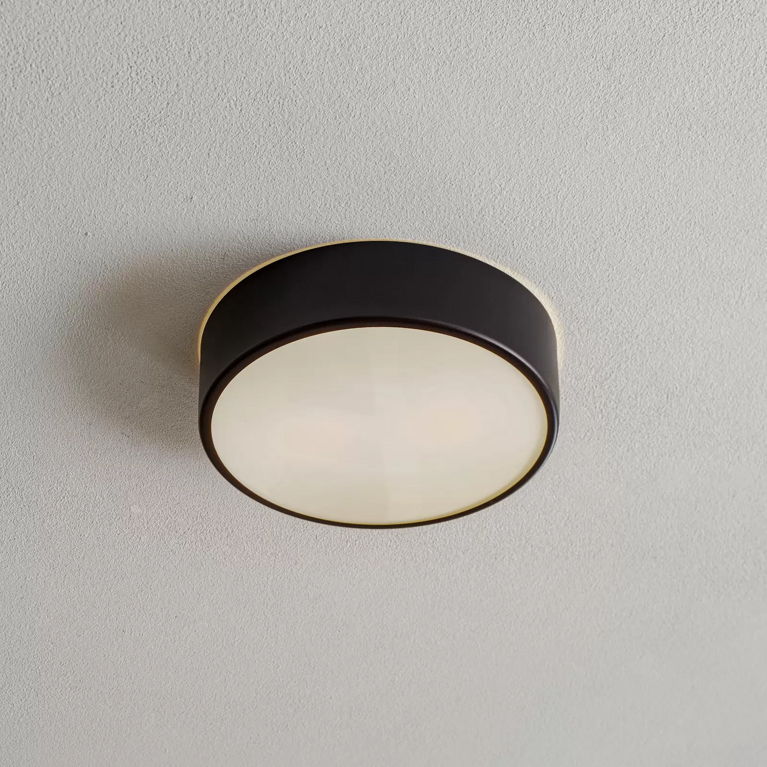 B-Ware Deckenleuchte Cleo 300 Ip54 ø 30 Cm Schwarz Deckenlampe Leuchte Wohnzimmerlampe