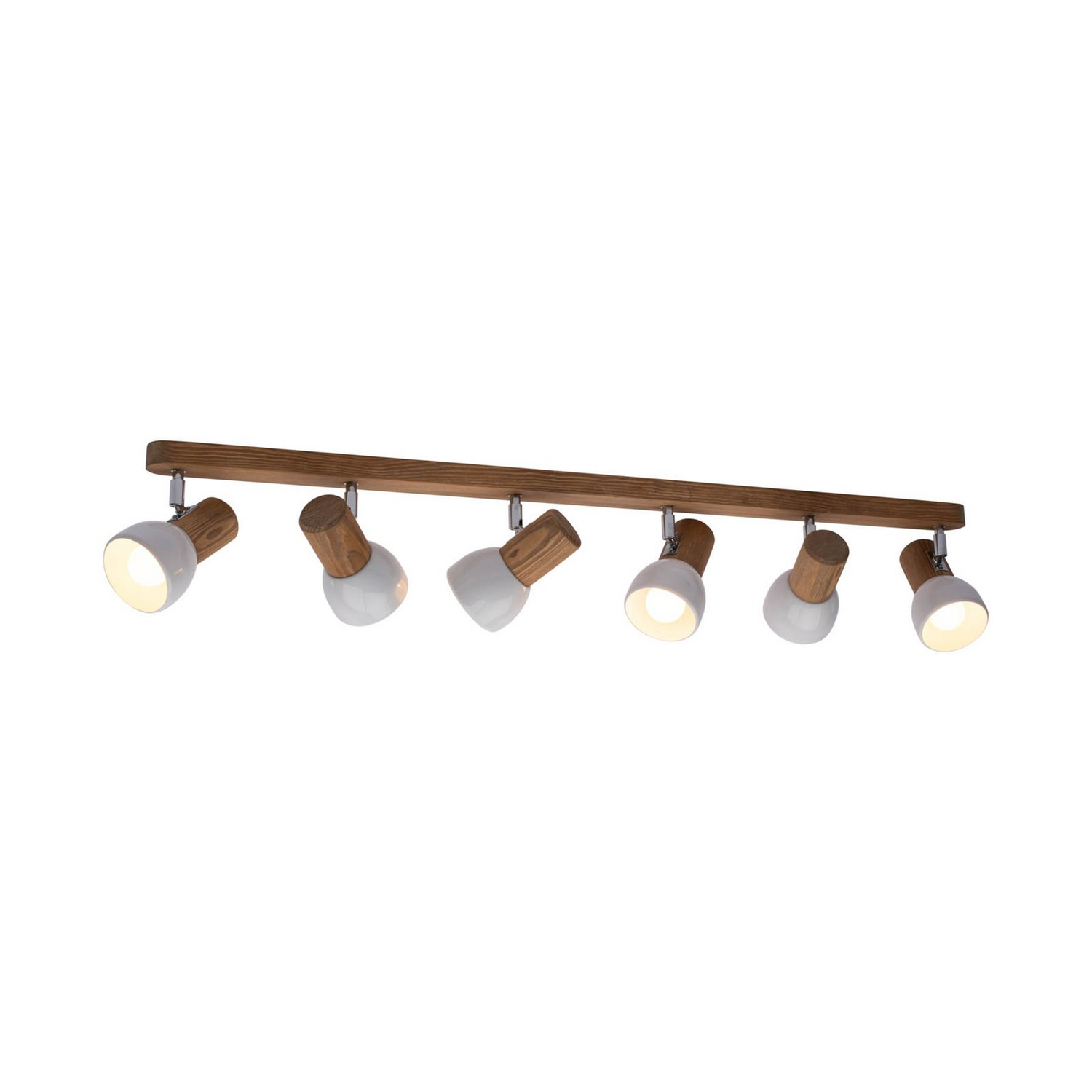 B-Ware Envostar Nale Deckenspot Kiefer Braun Deckenlampe Deckenleuchte Leuchte Spot