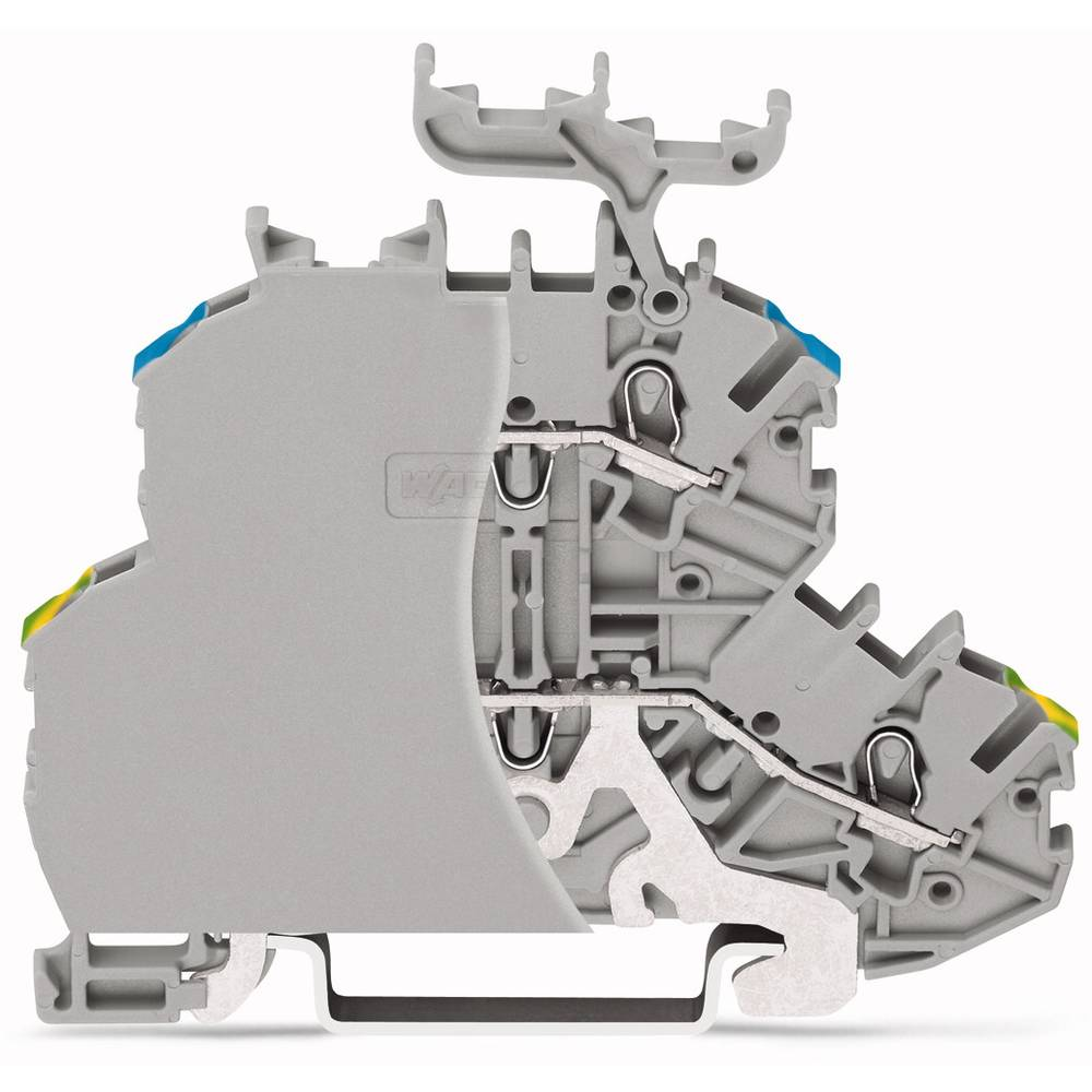 B-Ware WAGO 2000-2227/099-000 Doppelstock-Durchgangsklemme 4.20 mm Zugfeder Belegung: L