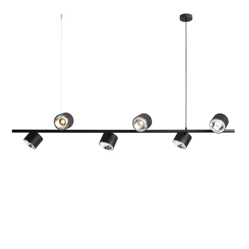 B-Ware Euluna Hängeleuchte Bot Deckenlampe Pendelleuchte Lampe 6 Flammig Gu10 Schwarz