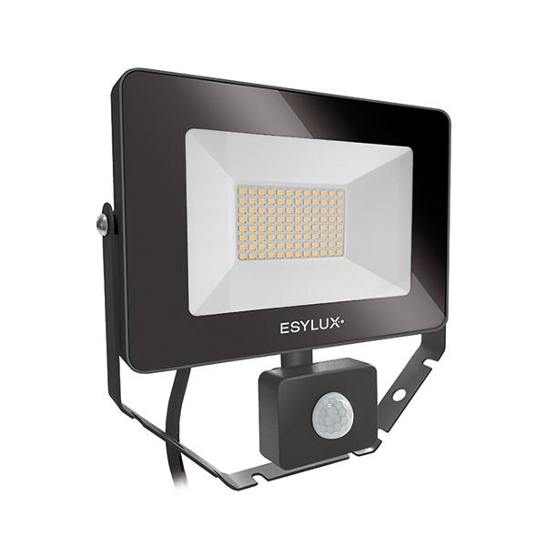 B-Ware Easylux Led Strahler Flutlicht Bwm 3000 K 30 W Schwarz Außenbeleuchtung
