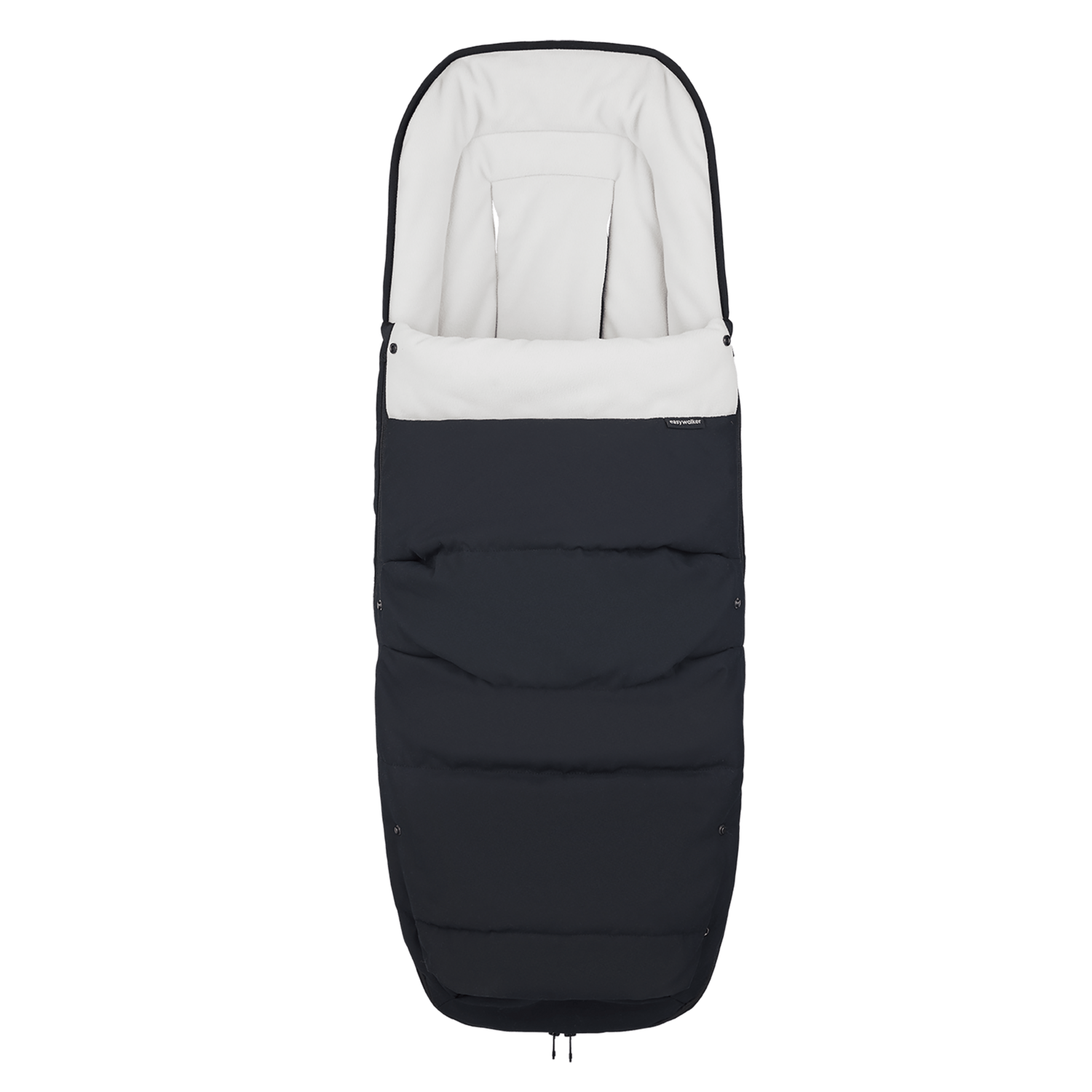 B-Ware Easywalker Universaler Fußsack Kinderwageneinsatz Buggyzubehör Coral Black