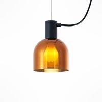 B-Ware Lucande Serina Hängelampe Dreiflammig Glas Kupfer Hängeleuchte Lampe Leuchte801