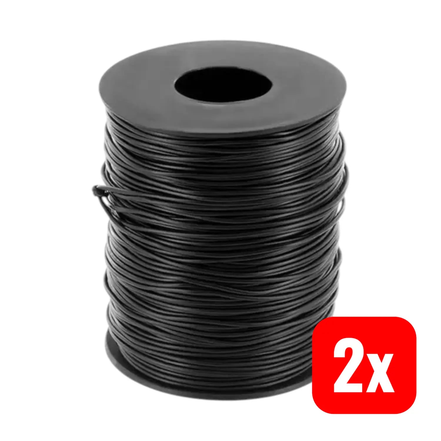 B-Ware Econ Connect Schaltlitze Kupferlitze Kabel Schwarz 1x 0,14mm² Spule 100m 2 Stück