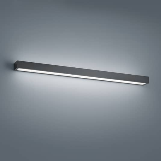 B-Ware Helestra Wandleuchte Wandlampe Led Theia Matt Schwarz Glas Satiniert Warmweiß408
