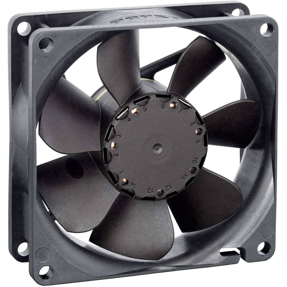 B-Ware Ebm Papst 8412 N/2 Ghp Axiallüfter 12 V/Dc 78 M³/H 80 X 80 X 25.4 Mm Lüfter