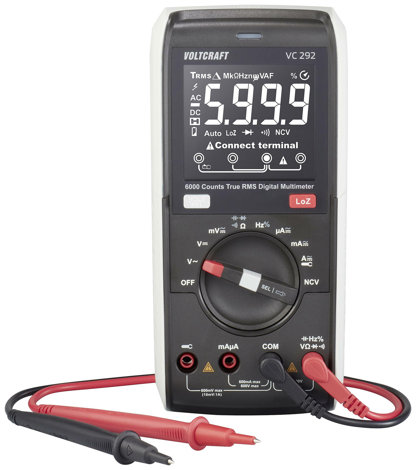 B-Ware Voltcraft Hand Multimeter Digital Multimeter Messgerät Strom Spannung Kapazität