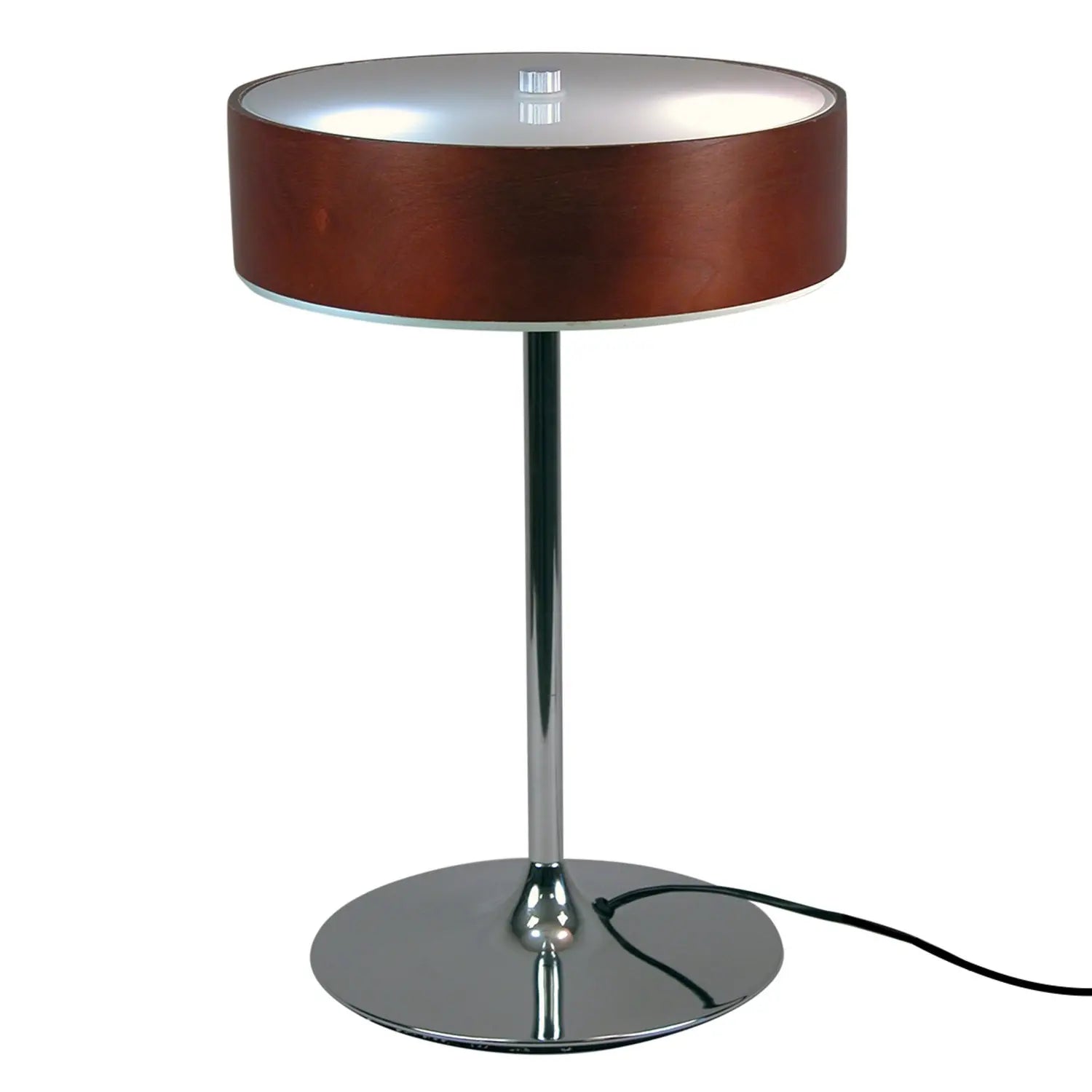 B-Ware Aluminor Edle Tischlampe Malibu Tischlampe Tischlicht Leuchte Ebenholzdekor
