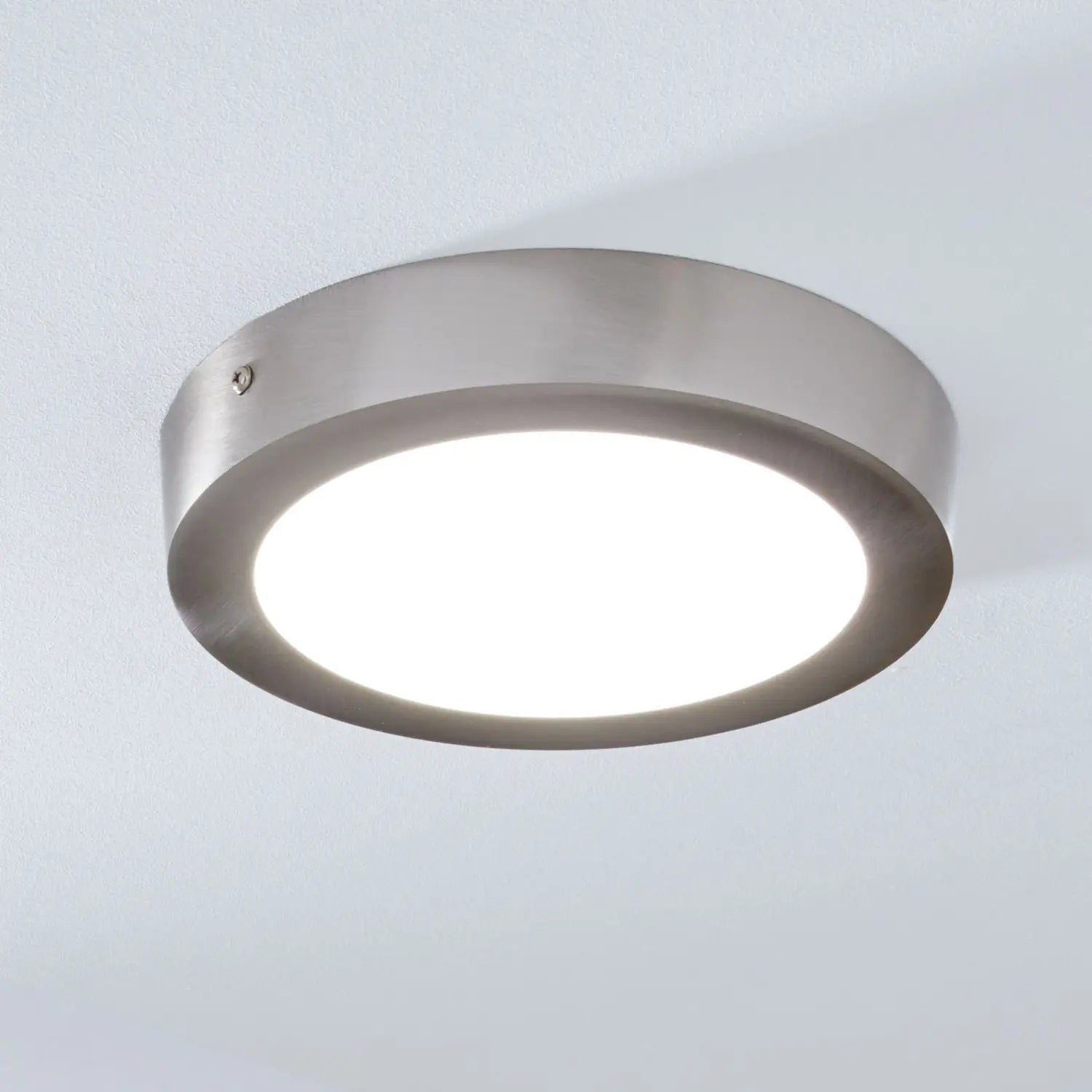 B-Ware Eglo Connect Deckenlampe Fueva C Lampe Led Rund Nickel Smart Fernbedienung Rgb