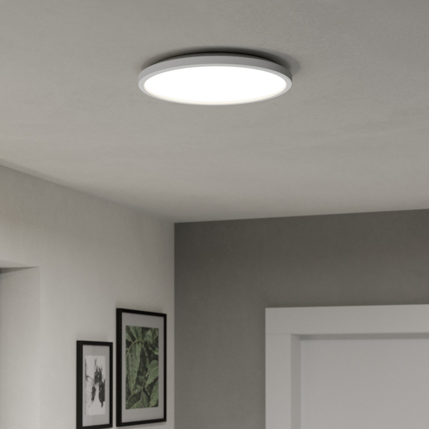 B-Ware Eglo Deckenleuchte Deckenlampe Led Rovito Z Weiß Smart Steuerbar App Sprache