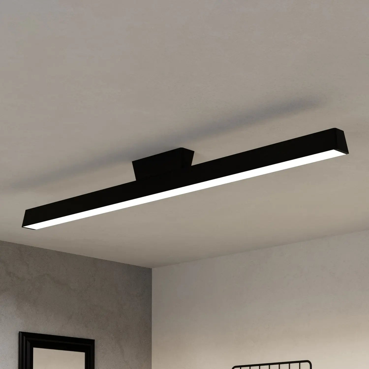 B-Ware Eglo Deckenleuchte Lampe Led Connect Simolaris Z Schwarz Aluminium Kunststoff