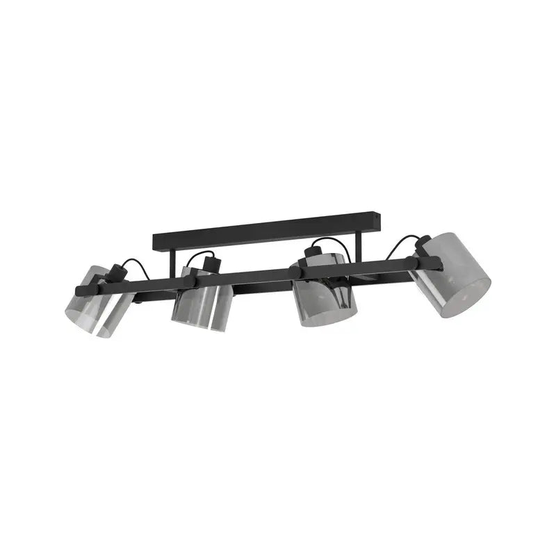 B-Ware Eglo Deckenleuchte Lampe Hornwood 2 Deckenlampe L111cm Leuchte Schwarz 4 Flg