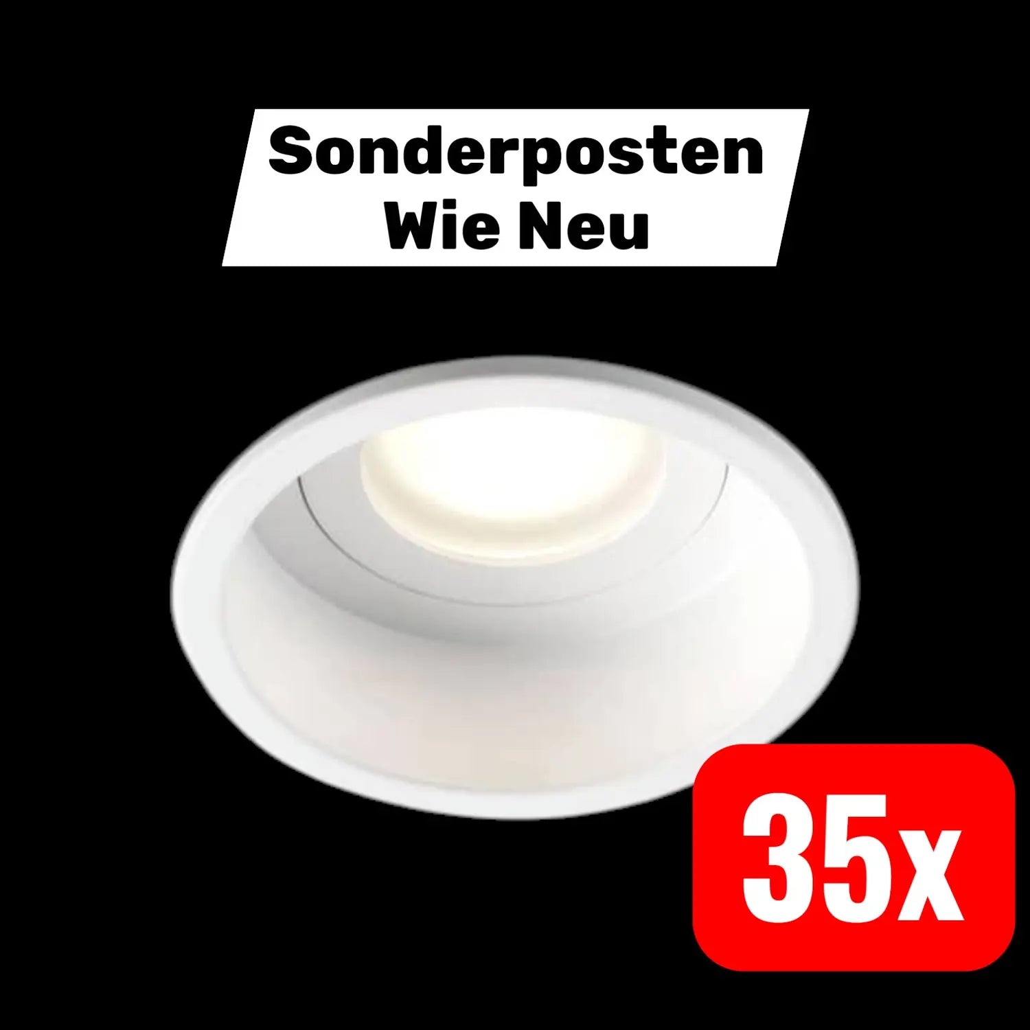 B-Ware Faro Barcelona Einbauspot Hyde Deckenlampe Wandleuchte Gu10 35 Stück Wie Neu