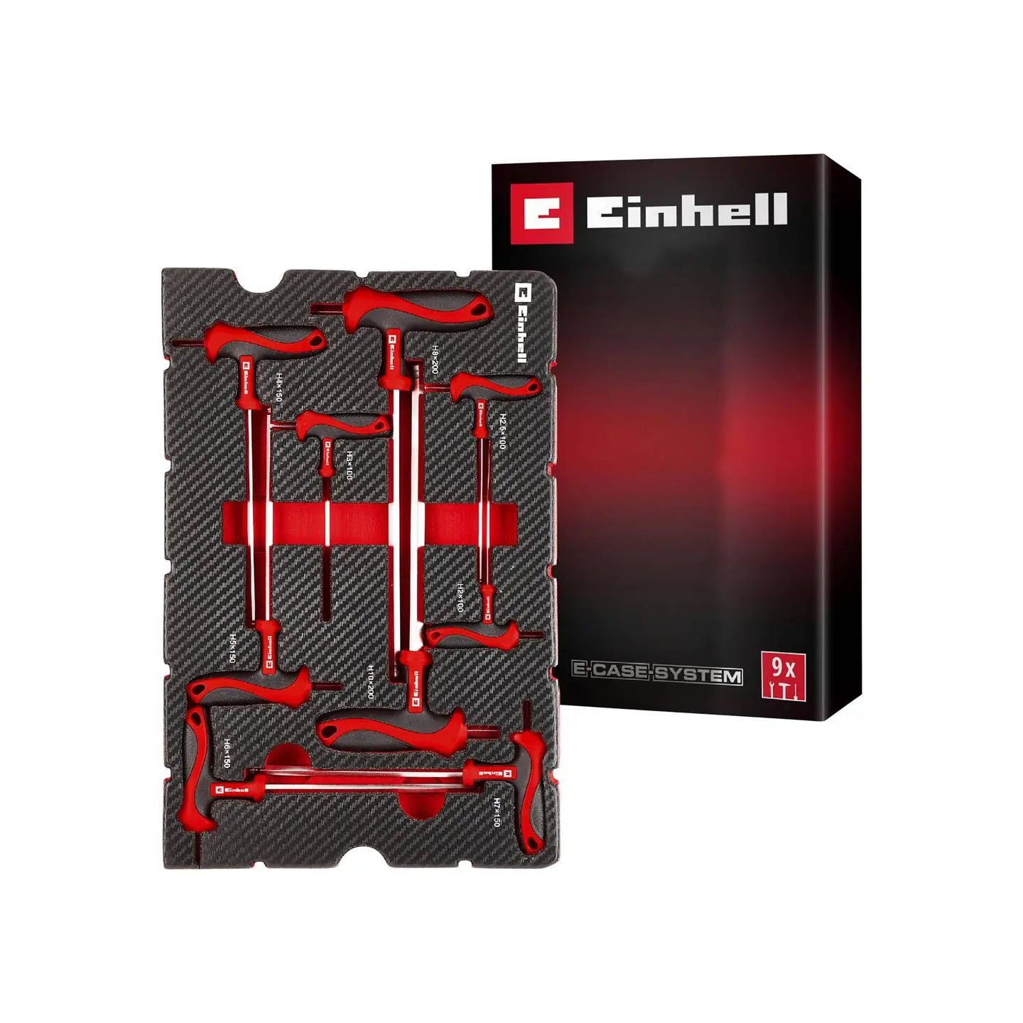 B-Ware Einhell Einlegeboden Einlage Einsatz E Case T Griff Schraubendreher Set 9 Teilig
