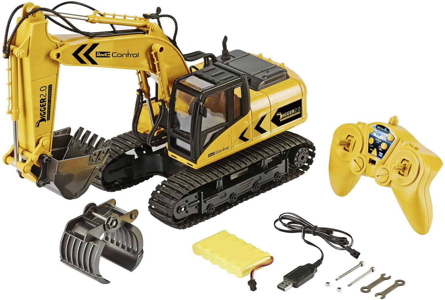 B-Ware Revell Control 24924 Digger 2.0 1:16 Rc Funktionsmodell Bau Siehe Text/Foto