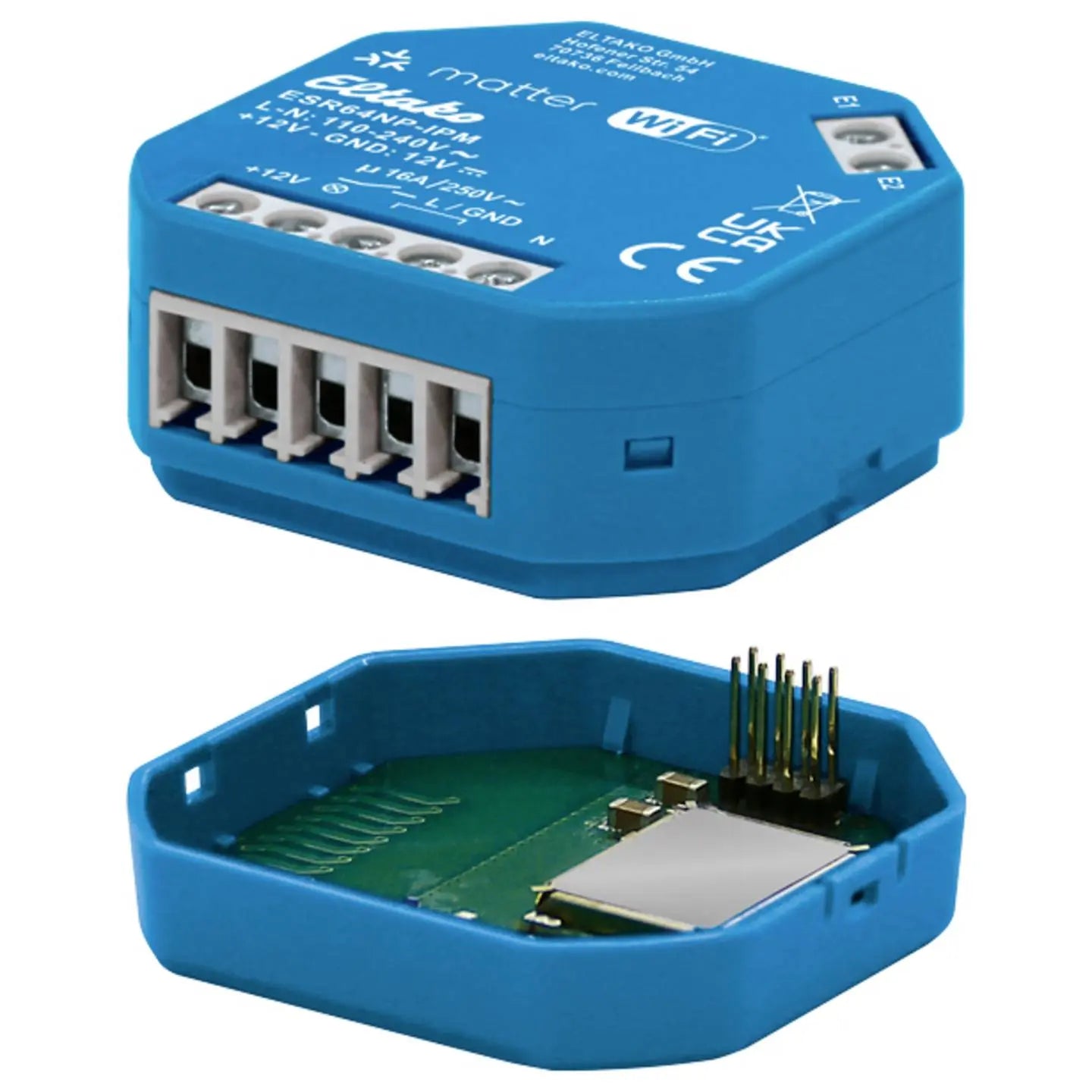 B-Ware Eltako Stromstoßrelais Schaltaktor Relais Wlan Matter Unterputz Blau Ap64 Esr+E