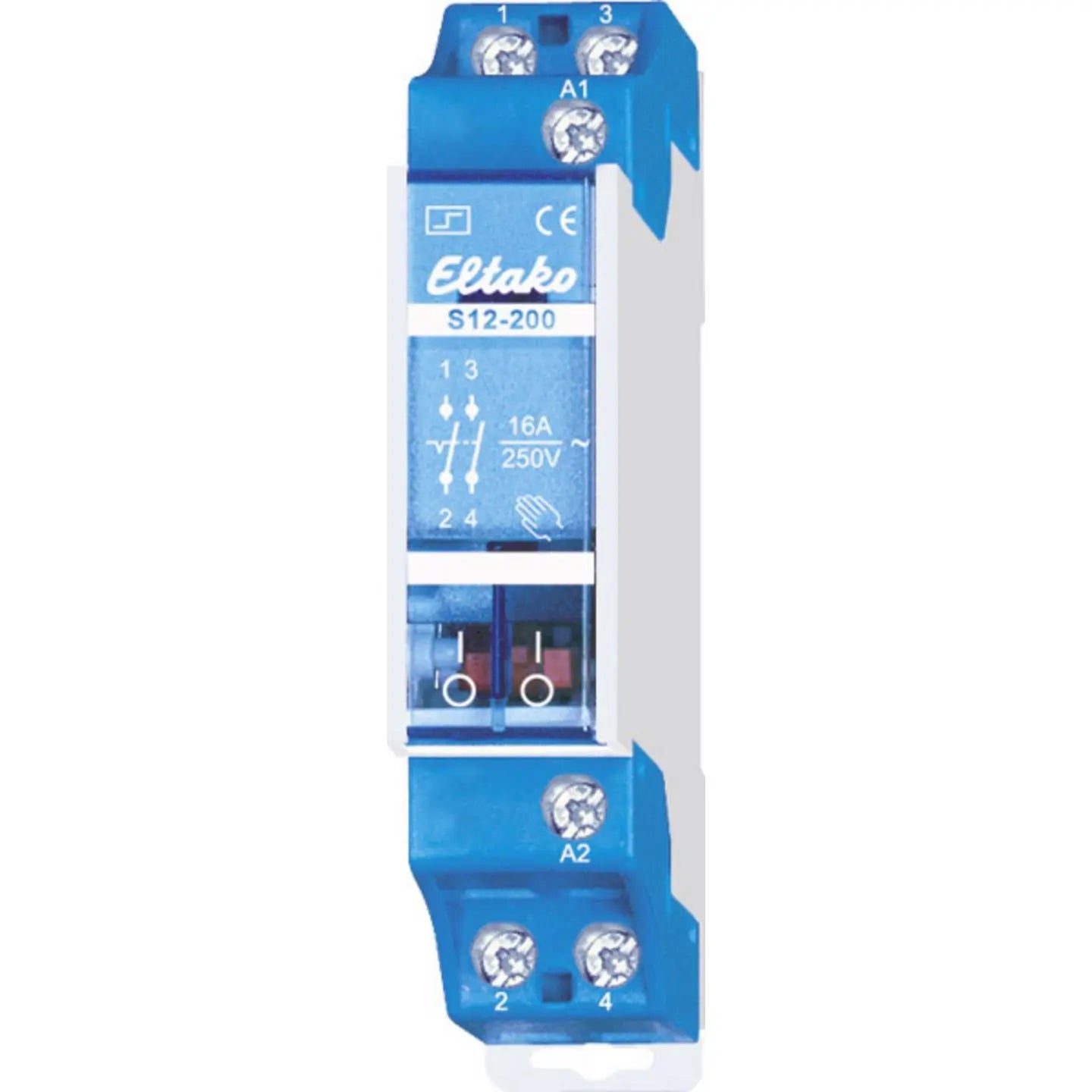 B-Ware Eltako Stromstoßschalter Relais Hutschiene S12 200 230 V 2300 W 10 A 2 Schließer
